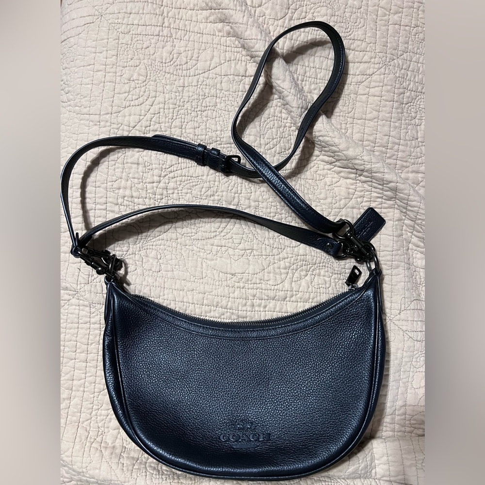 Coach Black Leather Women's Bag